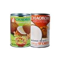 coconut powder, milk & cream