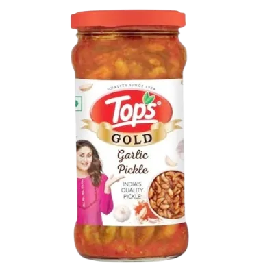 tops - garlic pickle
