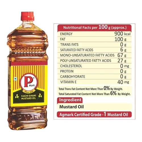 P MARK - MUSTARD OIL, 1LTR